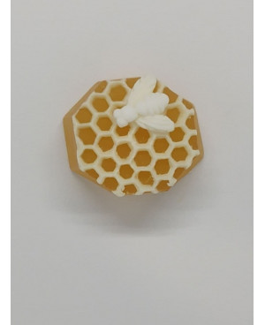 Медово - прополісне мило "Бджілка на сотах", 60гр